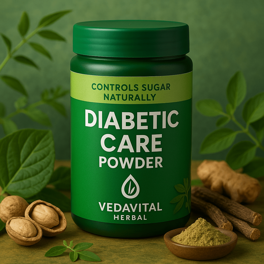 "Vedavital Diabetic Care Powder: शुगर को कंट्रोल करने का आयुर्वेदिक उपाय" - VEDAVITAL  HERBAL