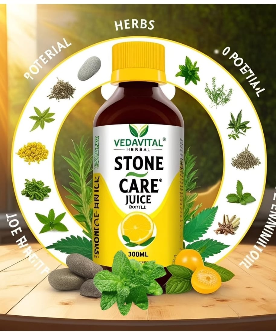 "Vedavital का स्टोन केयर: पथरी से राहत का आयुर्वेदिक समाधान" - VEDAVITAL  HERBAL