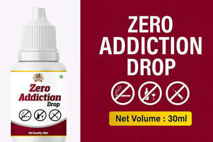 Zero Addiction DROP – Ayurvedic De-Addiction Formula for Tobacco, Alcohol & Smoking