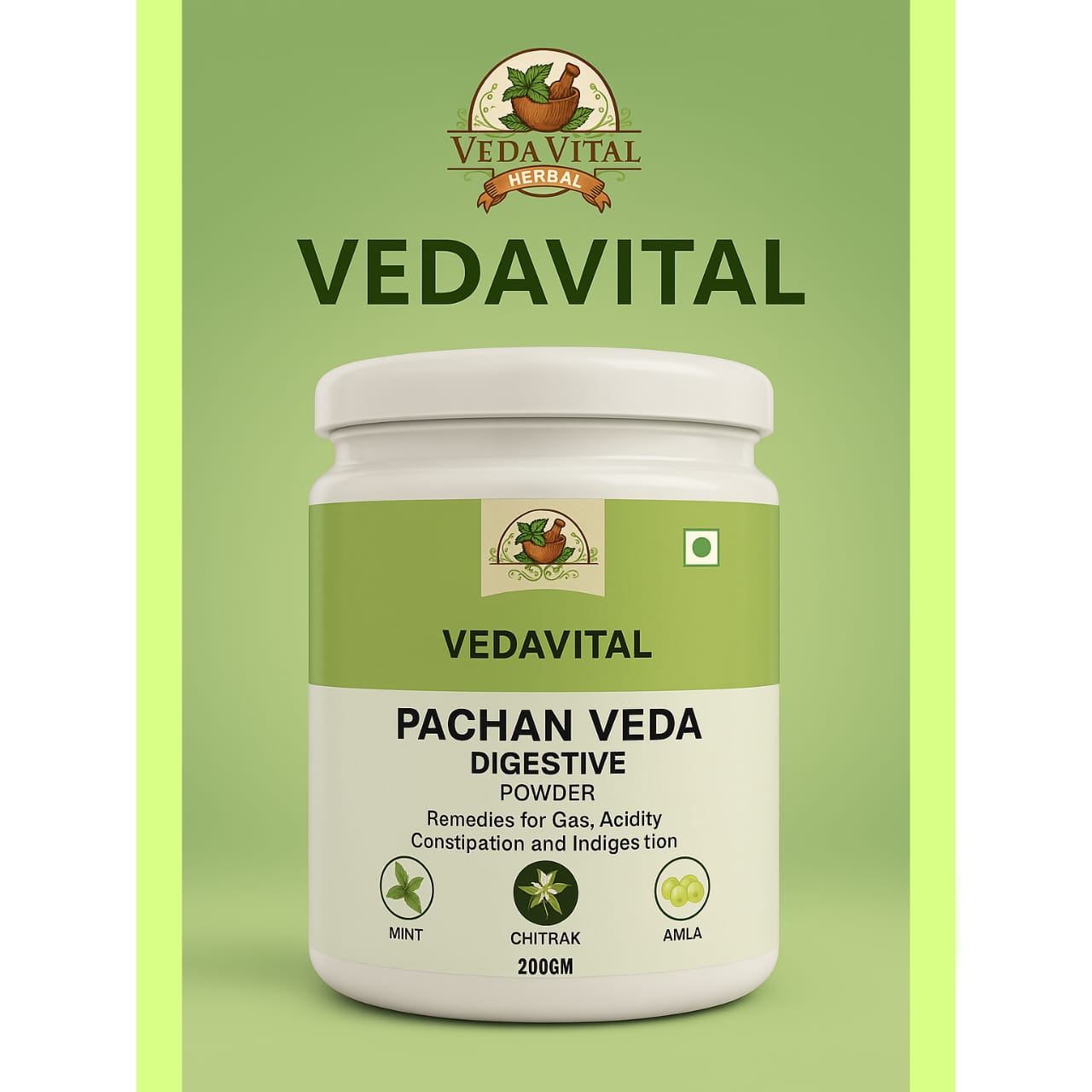 PACHANVEDA  Ayurvedic Digestive Powder – Gas, Acidity & Bloating Relief