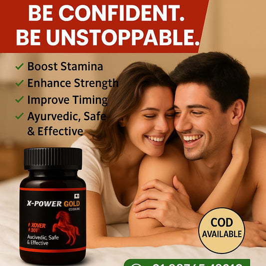 X Power Gold Capsule – Boost Stamina, Strength & Vitality Naturally