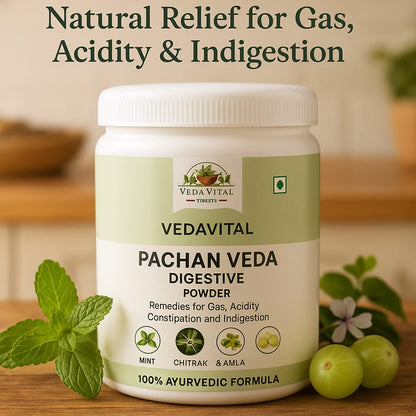 PACHANVEDA  Ayurvedic Digestive Powder – Gas, Acidity & Bloating Relief