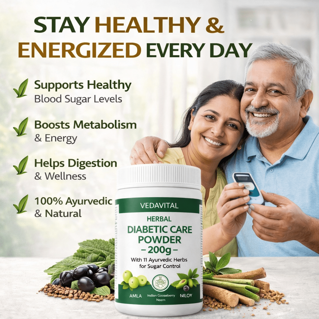 Diabetic Care Powder – Ayurvedic Blood Sugar Support | Vedavital Herbal - VEDAVITAL HERBALDiabetic Care Powder – Ayurvedic Blood Sugar Support | Vedavital HerbalAyurvedic Herbal SupplementVEDAVITAL HERBALDiabetic Care Powder – Ayurvedic Blood Sugar Support | Vedavital Herbal