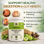 PACHANVEDA Ayurvedic Digestive Powder – Gas, Acidity & Bloating Relief - VEDAVITAL HERBALPACHANVEDA Ayurvedic Digestive Powder – Gas, Acidity & Bloating ReliefDigestive SupplementVEDAVITAL HERBALPACHANVEDA Ayurvedic Digestive Powder – Gas, Acidity & Bloating Relief